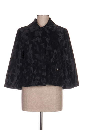 blanc boheme vestes femme de couleur noir