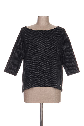 blanc boheme chemises femme de couleur noir