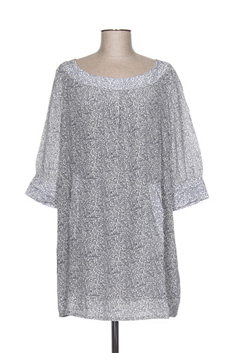 blanc boheme robes femme de couleur gris