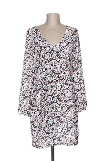 blanc boheme robes femme de couleur noir
