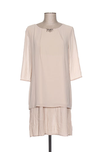 blanc boheme robes femme de couleur beige