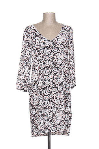 blanc boheme robes femme de couleur noir