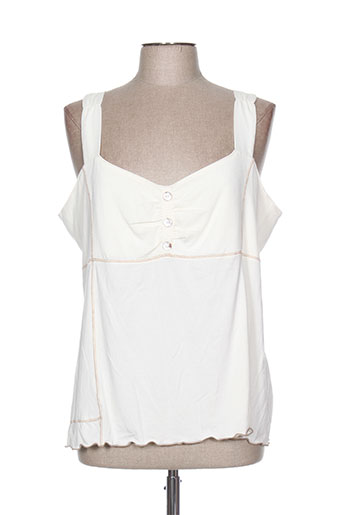 jean gabriel t-shirts femme de couleur blanc