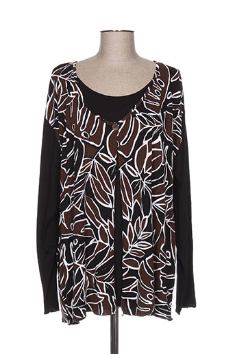 jean gabriel t-shirts femme de couleur noir