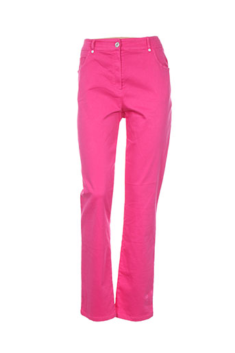 pause cafe pantalons femme de couleur rose