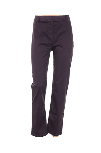pause cafe pantalons femme de couleur violet