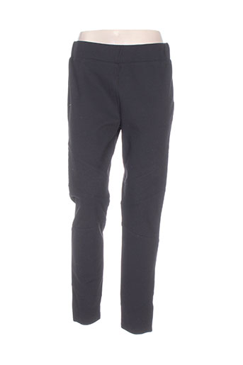 pause cafe pantalons femme de couleur noir