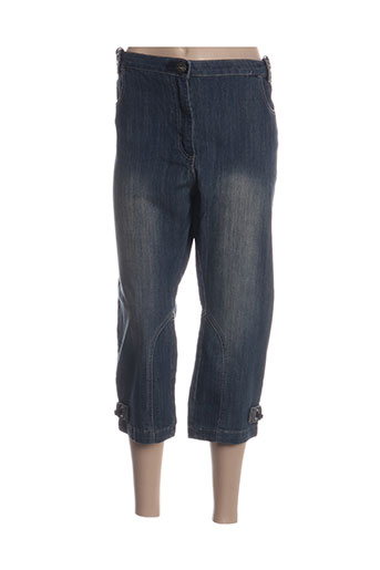 thalassa pantacourts femme de couleur bleu