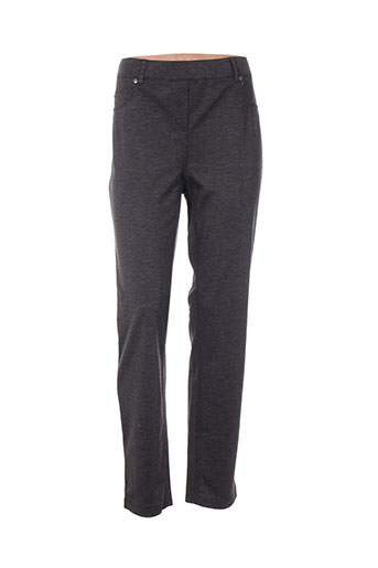 jean gabriel pantalons femme de couleur gris
