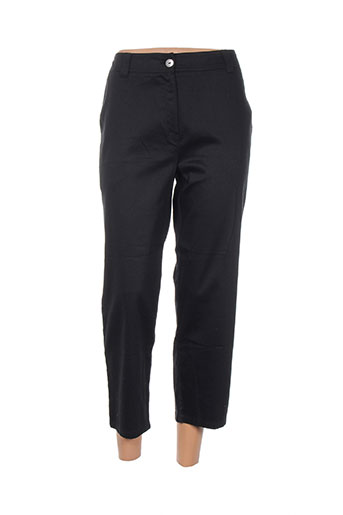 pause cafe pantalons femme de couleur noir