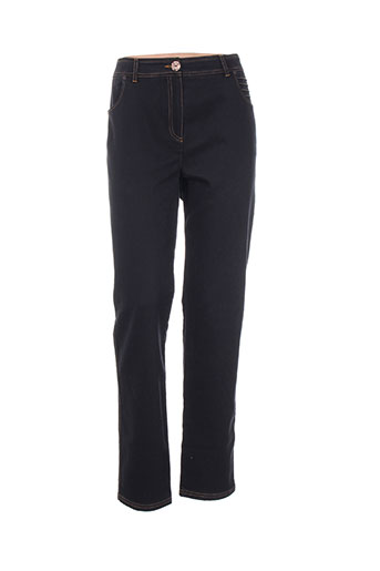 pause cafe pantalons femme de couleur noir