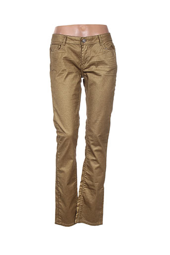 chipie pantalons femme de couleur jaune