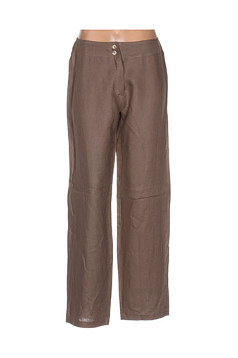 quattro pantalons femme de couleur marron
