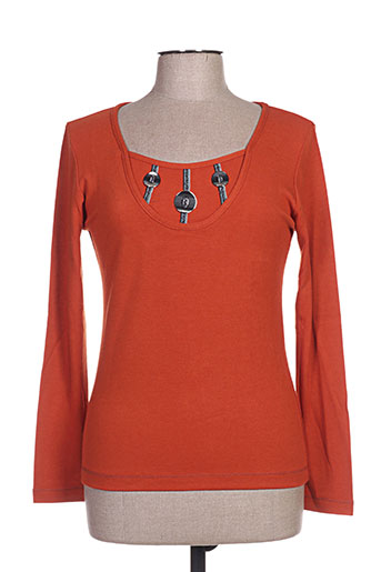 quattro chemises femme de couleur orange