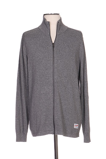 jack EFFI_CHAR_1 jones gilets homme de couleur gris