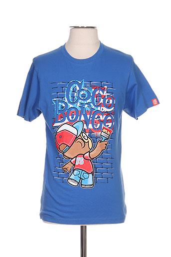 coco bongo t-shirts homme de couleur bleu