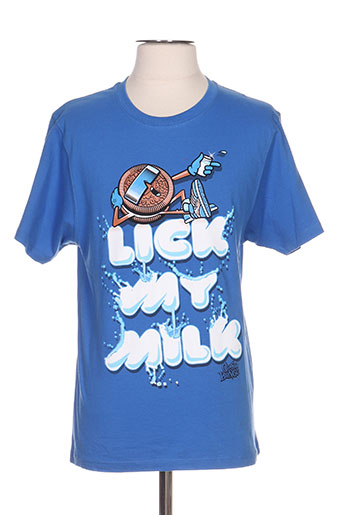 coco bongo t-shirts homme de couleur bleu