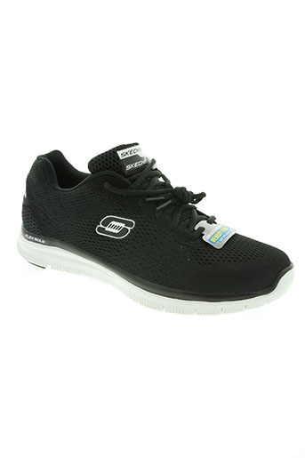 skechers chaussures homme de couleur noir