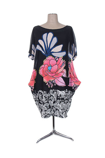eroke robes femme de couleur noir