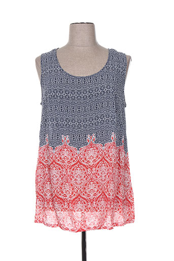 aprico t-shirts femme de couleur bleu