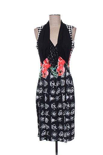 eroke robes femme de couleur noir