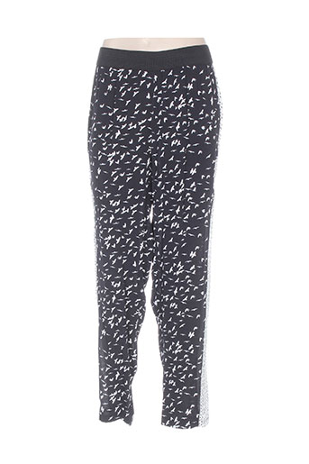 maloka pantalons femme de couleur noir