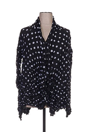 lulu gilets femme de couleur noir