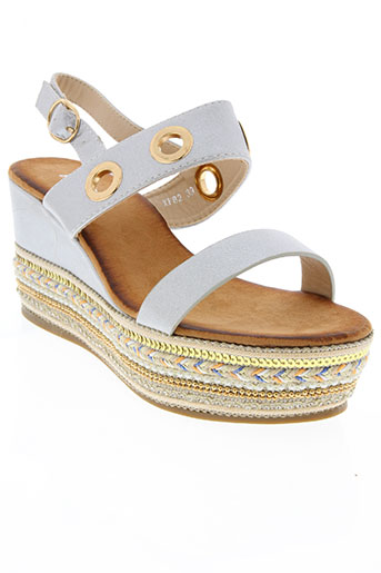 forever folie chaussures femme de couleur gris