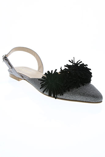 kontessa chaussures femme de couleur noir