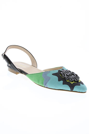 kontessa chaussures femme de couleur bleu
