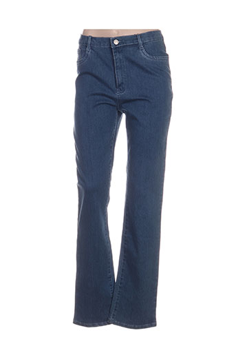 youline jeans femme de couleur bleu