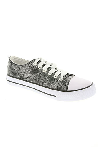 les p'tites bombes chaussures femme de couleur gris