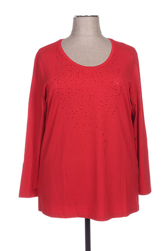 kjbrand t-shirts femme de couleur rouge