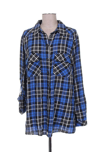 kjbrand chemises femme de couleur bleu