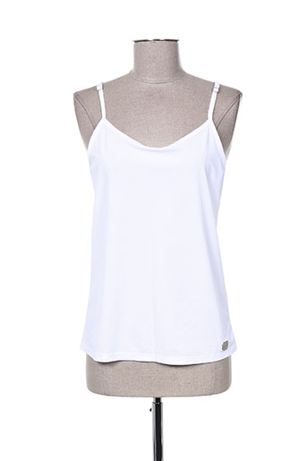 my square chemises femme de couleur blanc
