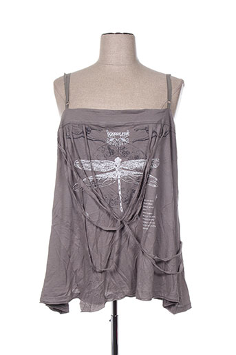 my square chemises femme de couleur gris