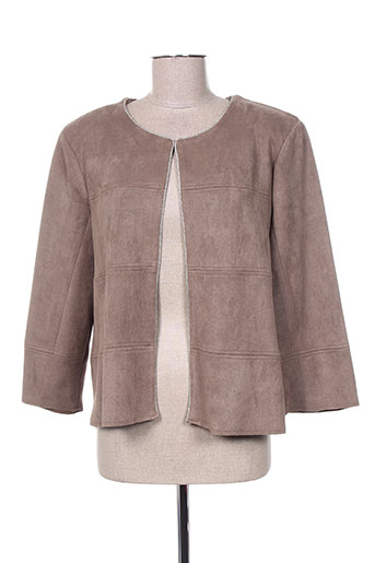 moka's vestes femme de couleur marron