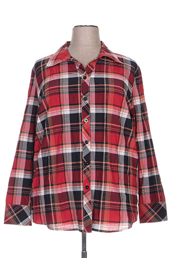 kjbrand chemises femme de couleur rouge
