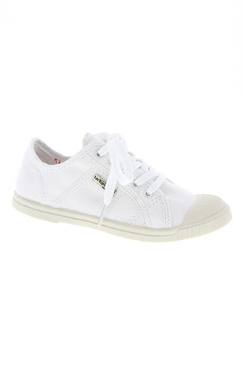 les tropeziennes chaussures fille de couleur blanc