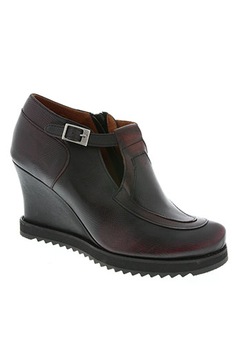 libre comme l'air chaussures femme de couleur rouge
