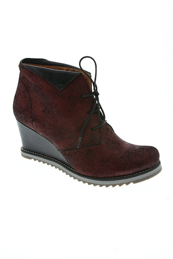 libre comme l'air chaussures femme de couleur rouge