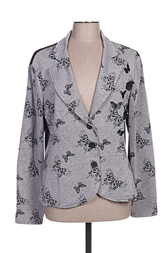 rinascimento gilets femme de couleur gris