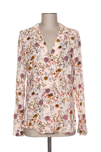 ichi chemises femme de couleur rose