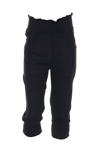 molly bracken pantalons fille de couleur noir