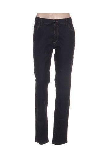 desgaste jeans femme de couleur bleu