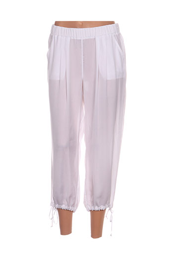 bleu blanc rouge pantacourts femme de couleur blanc