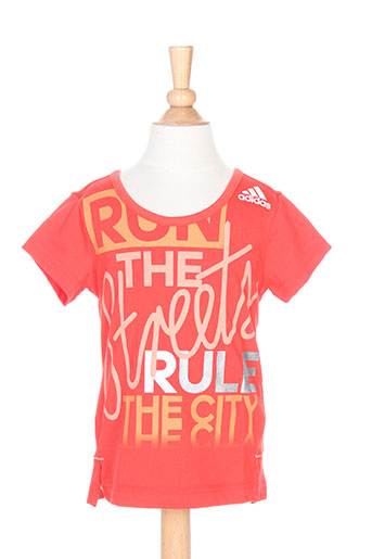 adidas t-shirts fille de couleur rouge