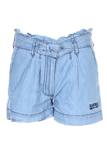 kaporal shorts / bermudas fille de couleur bleu