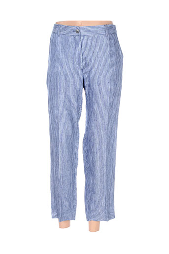 maxmara pantacourts femme de couleur bleu