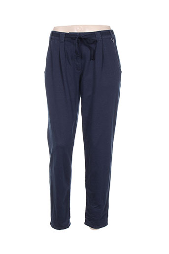 betty and co pantalons femme de couleur bleu